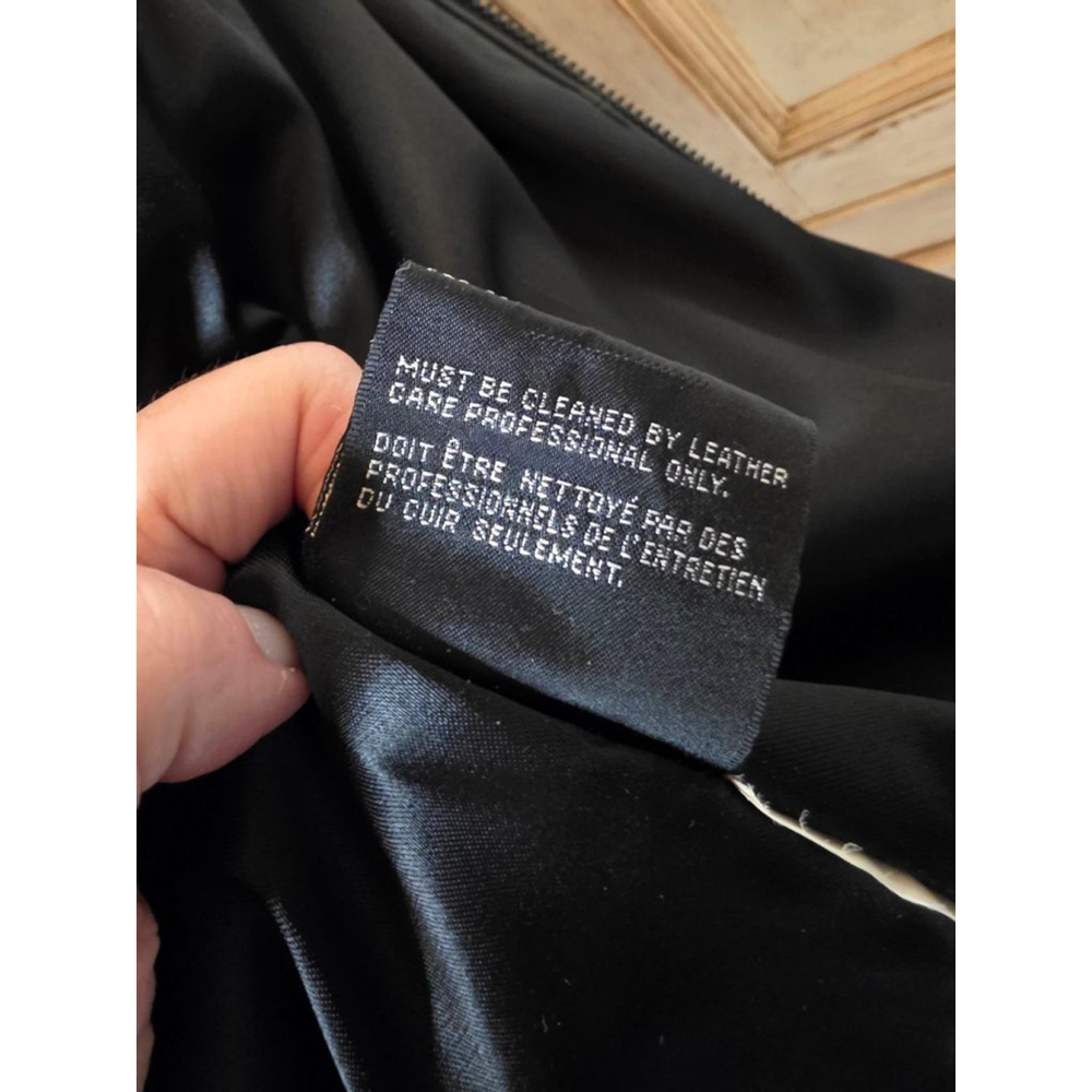 Men's Andrew Marc Black Leather Jacket - Picture 9 of 14